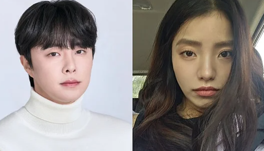 뮤지컬 무대 위 두 사람