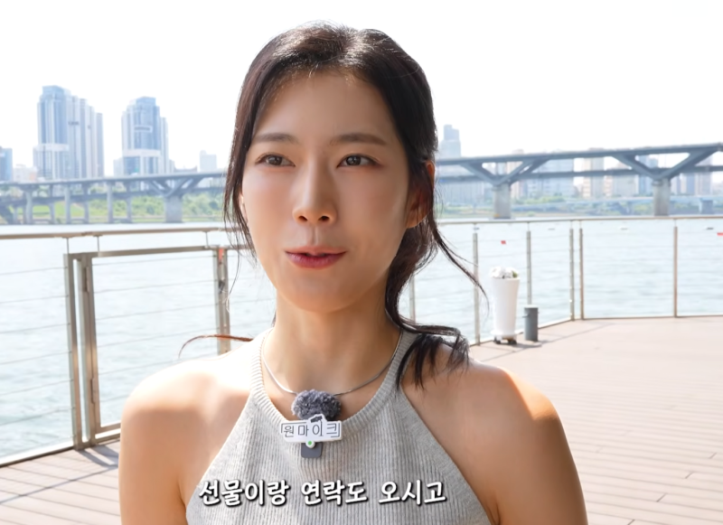 분장을 지운 설윤지의 반전 미모